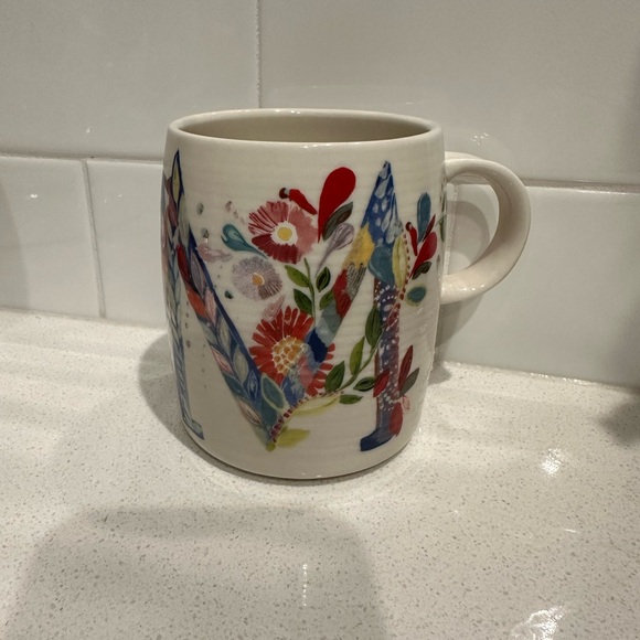 Anthropologie Mug Letter M - Picture 1 of 4